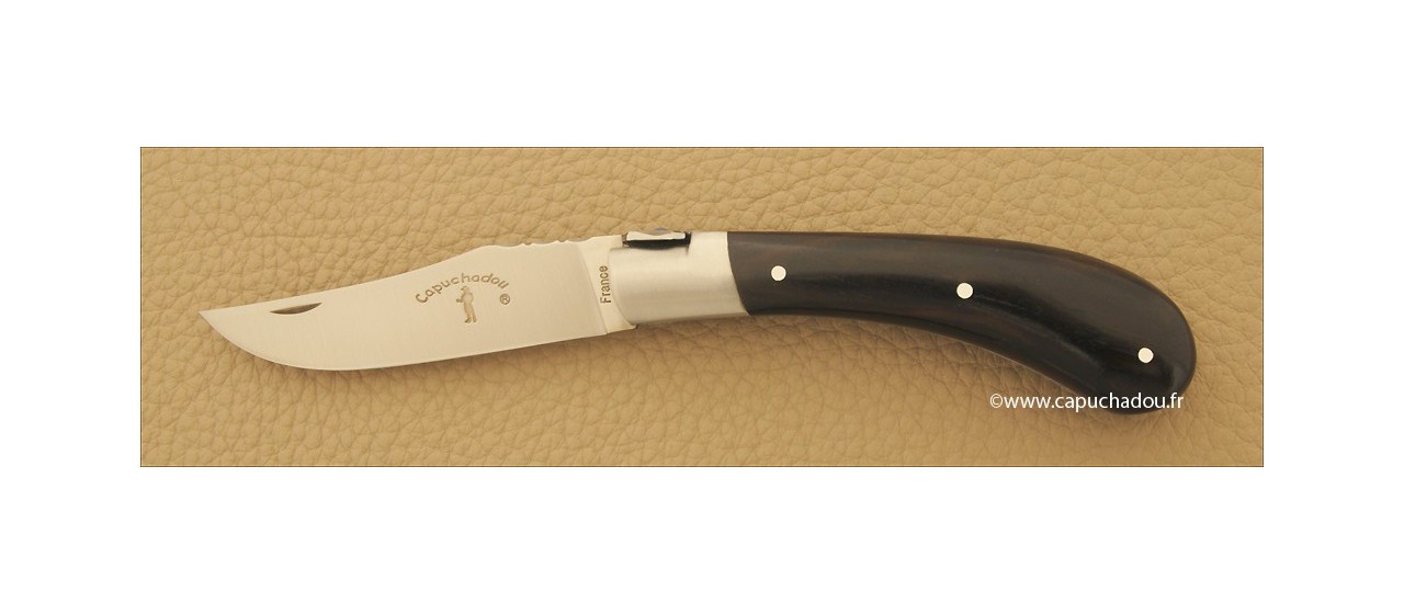 Capuchadou 10 cm "Guilloché", Ebène Capuchadou 10 cm "Guilloché", Ebène