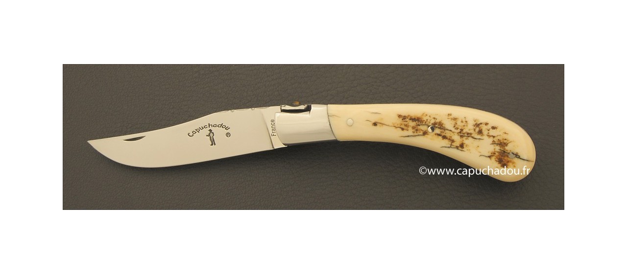 Capuchadou 10 cm "Guilloché", ivoire de Mammouth Capuchadou 10 cm "Guilloché", ivoire de Mammouth