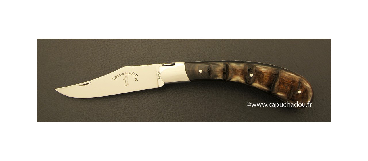 Le "Capuchadou - Guilloché" 12 cm, Bélier noir Le "Capuchadou - Guilloché" 12 cm, Bélier noir