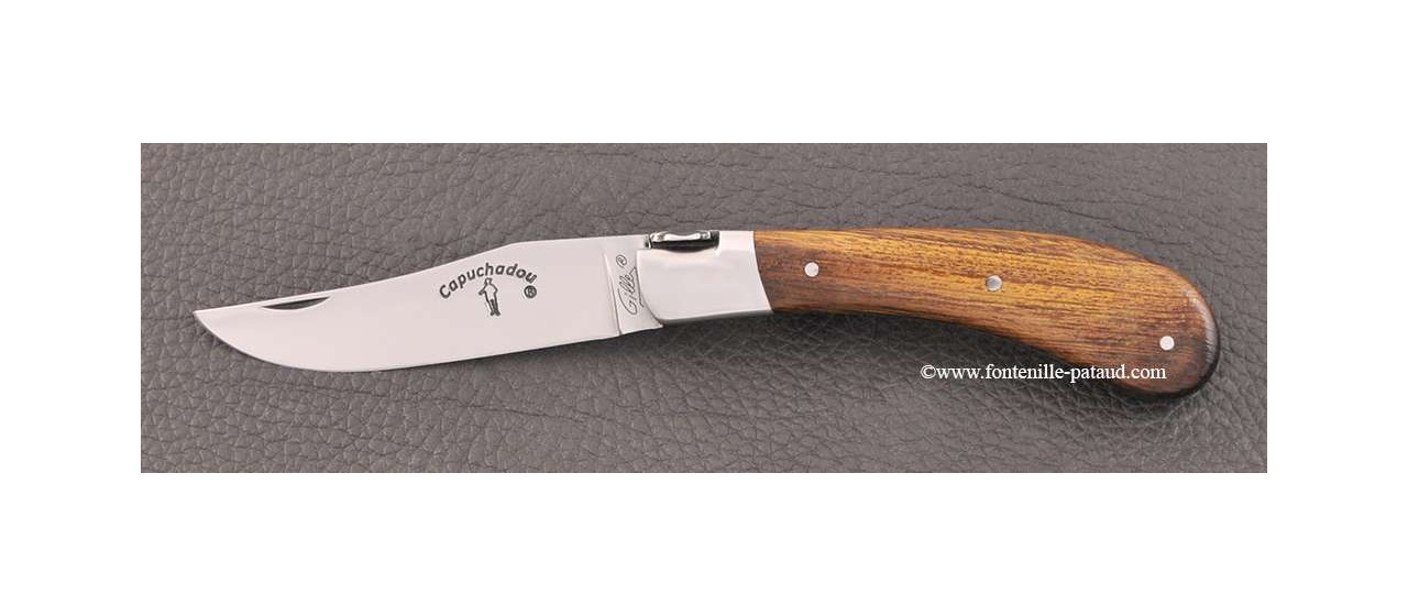 "Le Capuchadou" 10 cm hand made knife, Ironwood "Le Capuchadou" 10 cm hand made knife, Ironwood